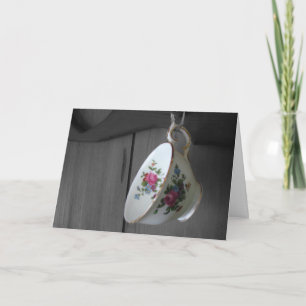 Teacup Friends Blank Note Kaart
