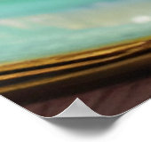 Teacup gevuld met de melkweg poster (Hoek)