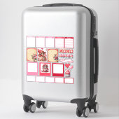 Teacup Gnome Gals en dingen Sticker (Koffer)
