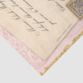  Teacup High Tea Gold en Roze ontkoppeling Tissuepapier (Detail)