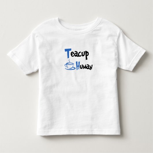 Teacup Human Boy Kinder Shirts (Voorkant)