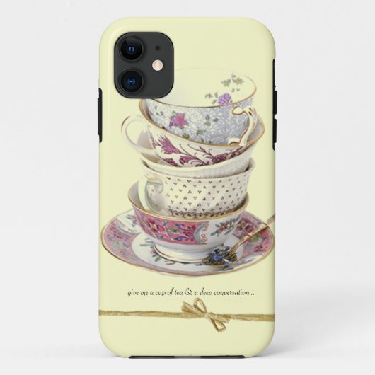 Teacup iPhone 5 Hoesje (Achterkant)
