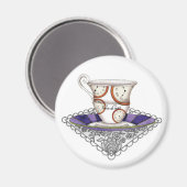 Teacup klokken magneet (Voorkant / Achterkant)