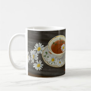 Teacup met Flowers Uplifting Verse Koffiemok