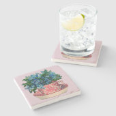  TEACUP MET STROOMSTROMEN ONDERZETTER (Zijkant)