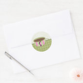 Teacup Monogram S Ronde Sticker (Envelop)