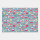 Teacup Patroon Inpakpapier Vel (Voorkant 2)