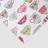 Teacup Patroon Tissuepapier (Detail)