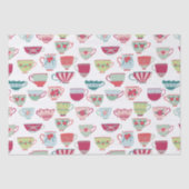 Teacup Patroon Tissuepapier (Voorkant)