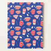  Teacup Peach Pattern Planner (Achterkant)