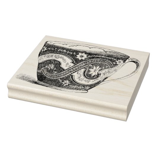 Teacup Rubber Kunststempel Rubberstempel (Stempel)