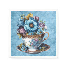 Teacup servetten perfect voor thee tijd
