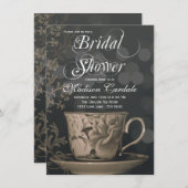  Teacup Tea Party Bridal Shower Invitations Kaart (Voorkant / Achterkant)