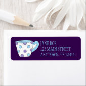 Teacup Tea Party Return Address Labels (Insitu)
