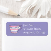 Teacup Tea Party Return Address Labels (Insitu)