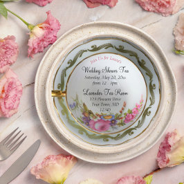 Teacup Tea Party Vrijgezellenfeest Kaart