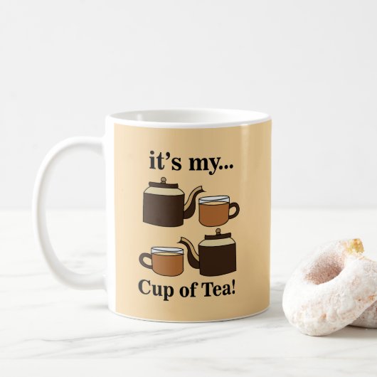 Teacup Teapot  Koffiemok (Met donut)