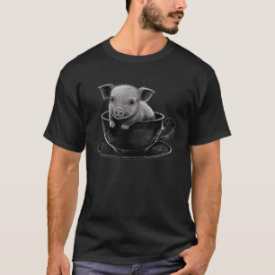Teacup Varken Wilde dieren Teacup Varkens 1 T-shirt