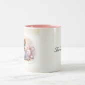  Teacup Yorkie Coffee Lover Tweekleurige Koffiemok (Center)