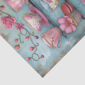 TEACUPS DECOUPAGE WEEFSELPAPIER TISSUEPAPIER (Detail)