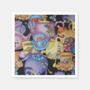 Teacups en Teapots Servet