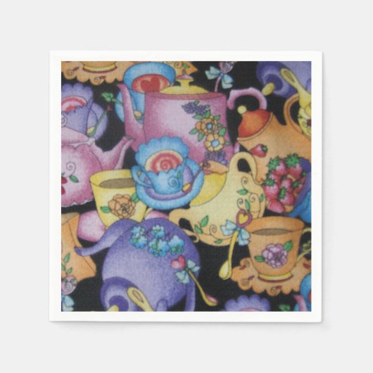 Teacups en Teapots Servet (Voorkant)