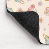  Teacups (Linen) patroon - Muismat (Hoek)