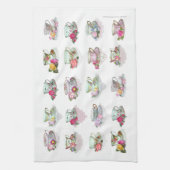 Teacups Tea Cups roze Roses Floral Tea Cups Theedoek (Verticaal)