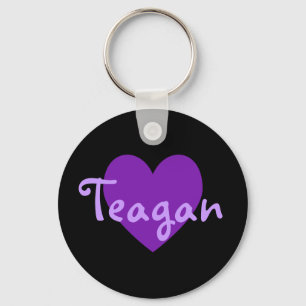 Teagan in Paars Sleutelhanger