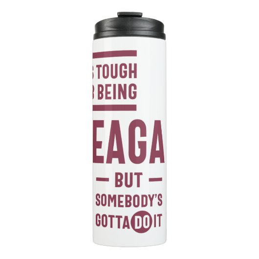 Teagan Personalized Name Birthday Gift Thermosbeker (Voorkant)