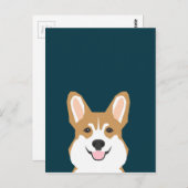 Teagan - Welsh Corgi Briefkaart (Voorkant / Achterkant)