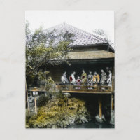 Teahouse Geisha van de  Japanners uit het Oude Jap