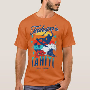 Teahupoo Tahiti Big Wave Surfen 4 T-shirt