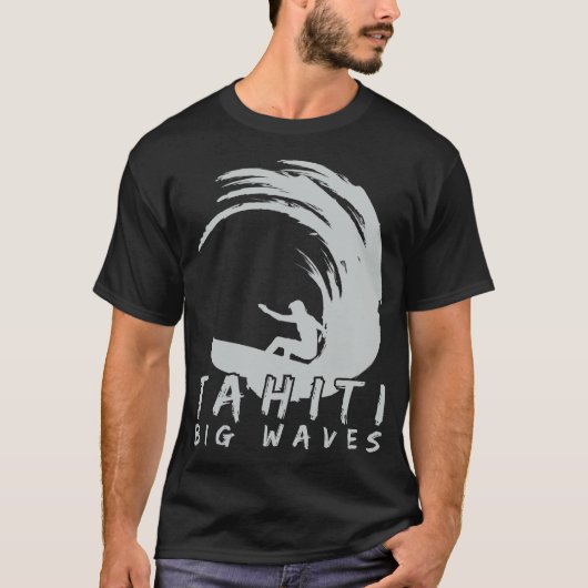 Teahupoo-Tahiti-Big-Waves-Tshirt-21863270 T-shirt (Voorkant)