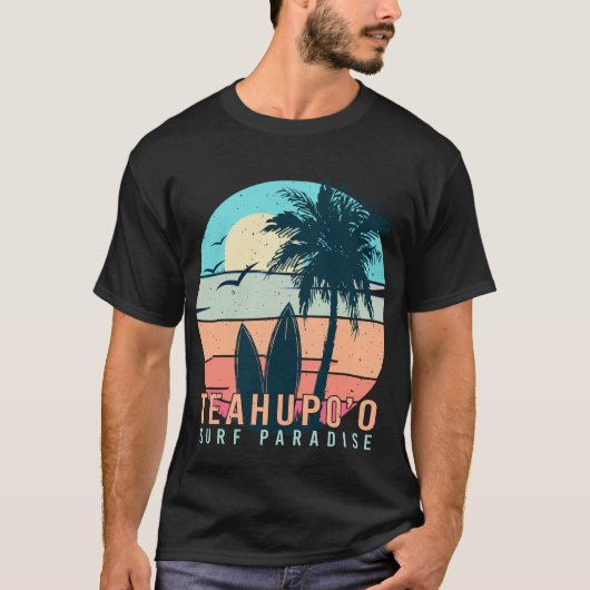 Teahupoo-Tahiti-Surf-Paradise-Tshirt-21862867 T-Sh T-shirt (Voorkant)