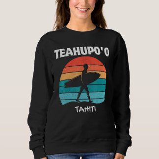 TEAHUPO'O TAHITI Surf Retro Surfen Trui