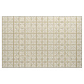 Teak Acorn en Leaf Tile Design Stof (Fat Quarter)