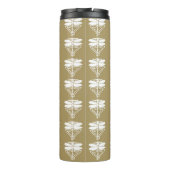 Teak Arts and Crafts Dragonflies Thermosbeker (Achterkant)