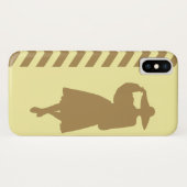 Teak Cream Neutral Chevrons Mode Case-Mate iPhone Case (Achterkant (horizontaal))