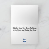 Teak de gevlekte drakenvrede op aarde feestdagen kaart (Binnen)