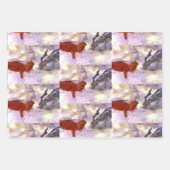 Teak de gevlekte drakenvrede op aarde inpakpapier vel (Voorkant 3)