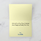 Teak de Kaart voor kerstmis in de hoofddoek (Binnen)