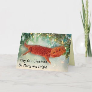Teak de Kaart voor kerstmis in de hoofddoek