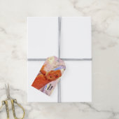 Teak het Label voor kerstcadeautjes in de brede dr Cadeaulabel (Met Touw)