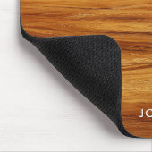 Teak Houtnerf Foto Muismat (Hoek)
