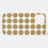 Teak Neutraal Stippen Case-Mate iPhone Case (Achterkant (horizontaal))