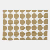 Teak Neutraal Stippen Theedoek (Horizontaal)