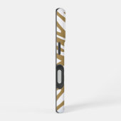 Teak Neutraal Zebra iPhone 16 Hoesje (Rechterkant)