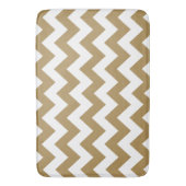 Teak Neutrale Chevrons Badmat (Voorkant Verticaal)