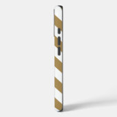 Teak Neutrale Chevrons Case-Mate iPhone Case (Achterkant / Links)